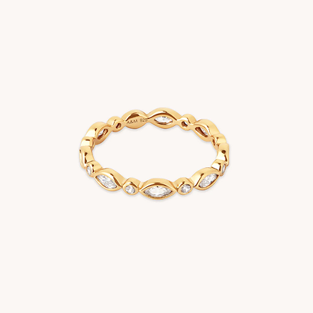 Crossover Illusion Band Ring